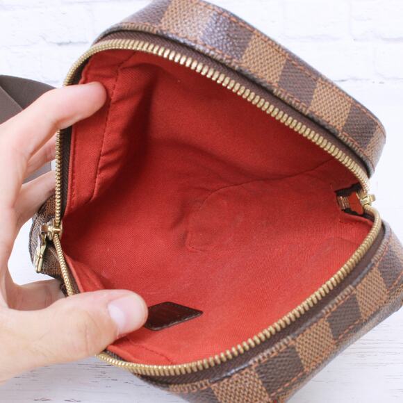 Louis Vuitton Geronimos Damier Ebene Sling Bumbag Waist Crossbody Pouch A5453 - Picture 4 of 10